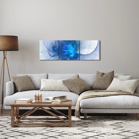 Tablou abstract (cu ceas) (90x30 cm)