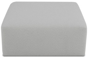 Modul pentru canapea alb cu tapițerie din stofă bouclé Roxy – Scandic