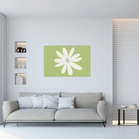 Tablou - Hippies, flori verzi N⁰2 (90x60 cm)