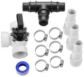 Deuba Set de bypass piscina 12 buc
