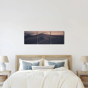 Tablou - Valuri de nisip (cu ceas) (90x30 cm)