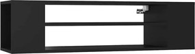 vidaXL Dulap TV suspendat, negru, 100x30x26,5 cm, PAL