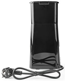 Cafetieră de o cană 0,4 l cu temporizator și cană de voiaj Nedis KACM300FBK