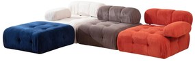 Canapea de colț Doblo 3 Seater with Pouffe ( L1-O1-1R-Pouffe) - Multic