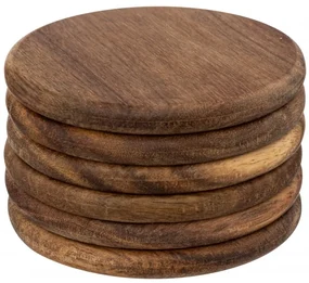 Set 6 suporti bauturi Acaccia, 10 x H 6 cm