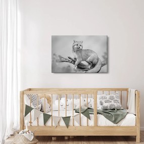 Tablou - Vulpe gri (90x60 cm)