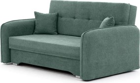 OFERTA Canapea extensibila 2 locuri LAINE, verde Calitatea a II-a