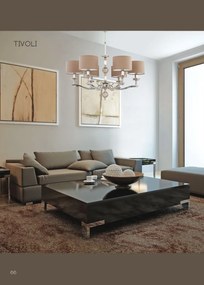 Candelabru 8 brate design modern realizat manual Tivoli