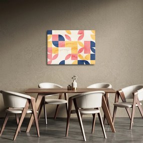 Tablou - Abstracție cu modele retro (70x50 cm)
