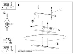 Plafonieră SALIA 2xG9/40W/230V Sollux SL.1005