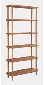 Bibliotecă cu aspect de lemn de pin 80x168,5 cm Step – Kalune Design