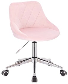 HR1054K Scaun Roz Catifea