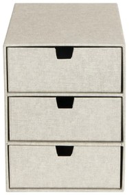 Cutie cu 3 sertare Bigso Box of Sweden Ingrid, bej