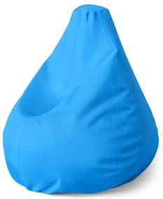 Sac de șezut Pear azuriu - pentru copii, albastru