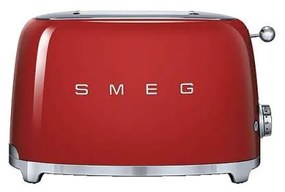 Prajitor de paine Smeg TSF01RDEU, 950 W, rosu, retro