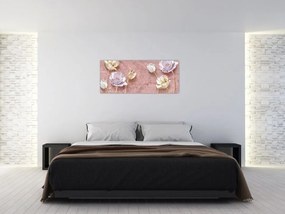 Tablou cu flori (120x50 cm)