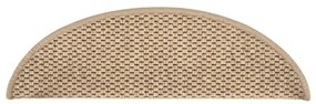 Covorase scari autoadezive 15 buc. nisipiu 56x20cm aspect sisal 15, Nisip, 56 x 20 cm