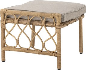 Set fotoliu și taburet din polirattan, L66×H82×W72 cm, „Belluce"