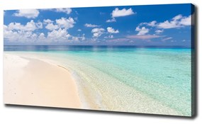 Tablouri tipărite pe pânză Plajă în maldive