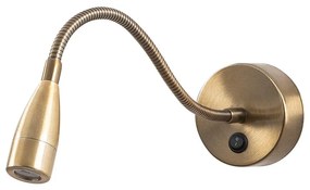 Aplică de perete aurie LED Reading – Opviq lights
