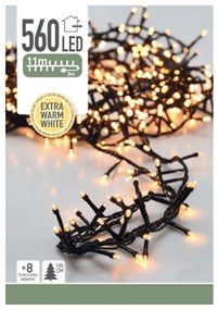 Instalație de crăciun luminițe LED Cluster, 560 mini LED-uri