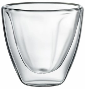 Set 2 pahare termorezistente 150ml, model inima, Mia