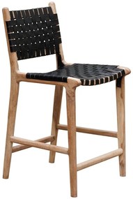 Scaun de bar, din piele naturala, Mixing