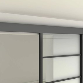 Ușă glisantă sticlă sablată ASB-004