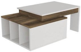 Masă de cafea Kolarado White Walnut