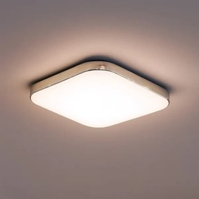 Plafonieră NEMO LED, 11W/230V, 26x26 cm, crom lucios