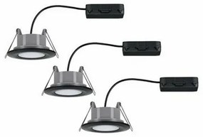 SET 3x corp de iluminat încastrat pentru baie LED/6W IP65 CALLA 230V Paulmann 99991