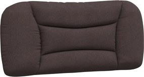 vidaXL Pernă pentru tăblie de pat Hvar maro închis, 80 cm, material textil