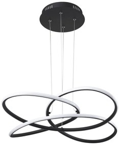 Lustra suspendata LED design modern PANDA negru 67201SH-30 GL