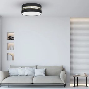 Plafonieră ULTIMO 3xE27/60W/230V neagră