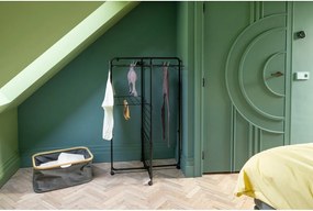 Uscător de rufe negru mat 23 m HangOn Tower – Brabantia