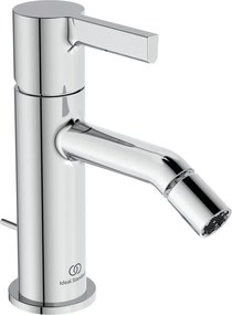 Baterie bideu Ideal Standard Atelier Joy crom lucios cu ventil Pop-Up