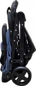 Carucior sport ultracompact pentru copii BABY CARE™ PRO S010, Transformabil in troller, Spatar reglabil in 3 trepte, Pozitie somn, Gri Jeans