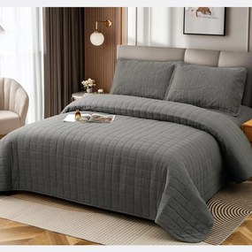 Cuvertura bumbac 100%, 4 piese, pat 2 persoane, 230x240 cm, EY07