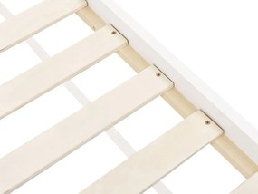 Pat tip casă 200 x 90 cm Tricia (alb) (cu grilă). 1076199
