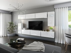 Zondo Mobilier living Marmara (alb + alb lucios). 1007685