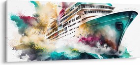 Tablou - Acuarelă mare (120x50 cm)