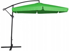 Umbrelă de grădină verde deschis cu suport