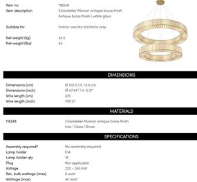 Candelabru design LUX Monari