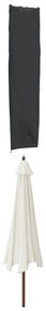 359682 vidaXL Husă pentru umbrelă de grădină neagră 240x57/57 cm Oxford 420D