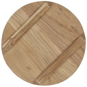 Tocator rotund din lemn ACACIA WOOD pe picioruse 30 cm