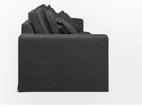 Canapea neagră 196 cm Nora – Ropez