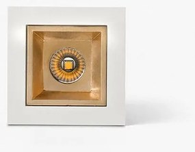Mini Spot LED incastrabil TROOP recessed white-gold 2W 15° 2700K CRI90