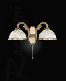 Aplica de perete clasica cu 2 brate design italian 7102