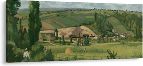 Tablou - Camille Pissarro, Landscape at Les Pâtis, Pontoise, reproducere (120x50 cm)