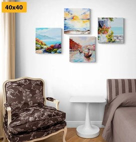Set tablouri peisajul pictat